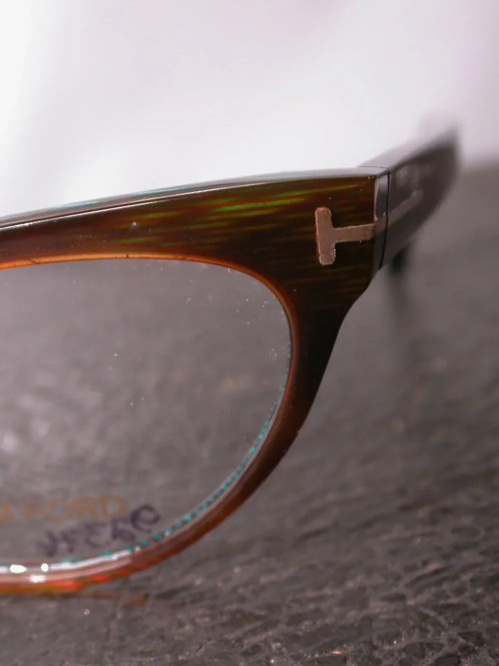 Tom Ford Incredible Blue Green Purple Glow Eyeglasses Made in Italy